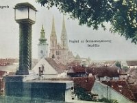 Pogled sa Strossmayerovog šetališta 1914. godine
